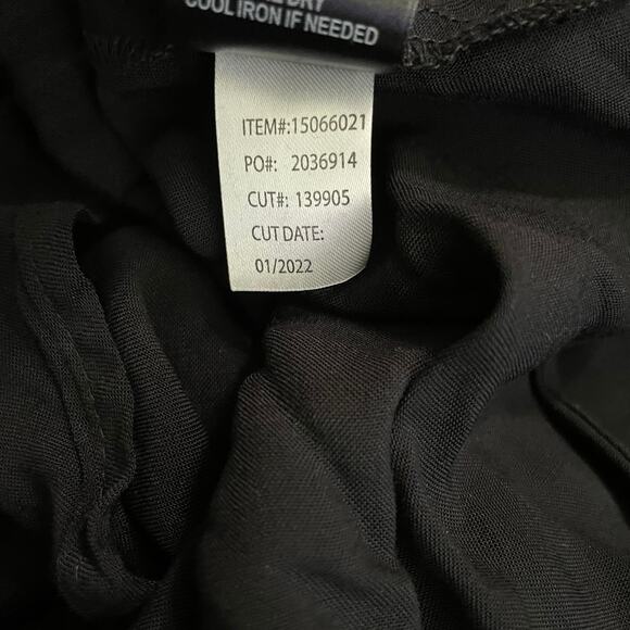 Torrid NWT Black Challis Ruffle Hem Hi-Lo Maxi Skirt Size 4X Zip Back Closure - Picture 9 of 9